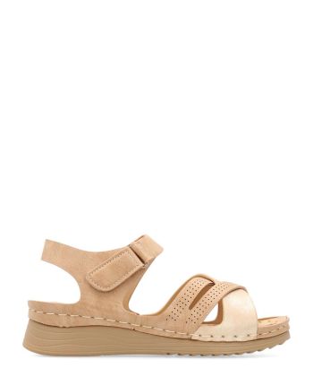 VVNN Sandalia cómoda velcro mujer