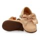 PEKES Zapatilla mercedita hebilla beige