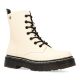 DANGELA Botines militar cordones beige