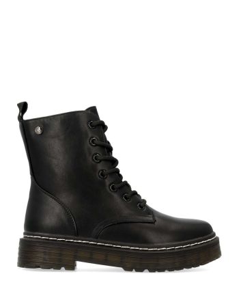 DANGELA Bota militar cordones cremallera