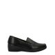 VVNN Zapato mocasín negro cuña mujer