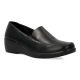 VVNN Zapato mocasín negro cuña mujer