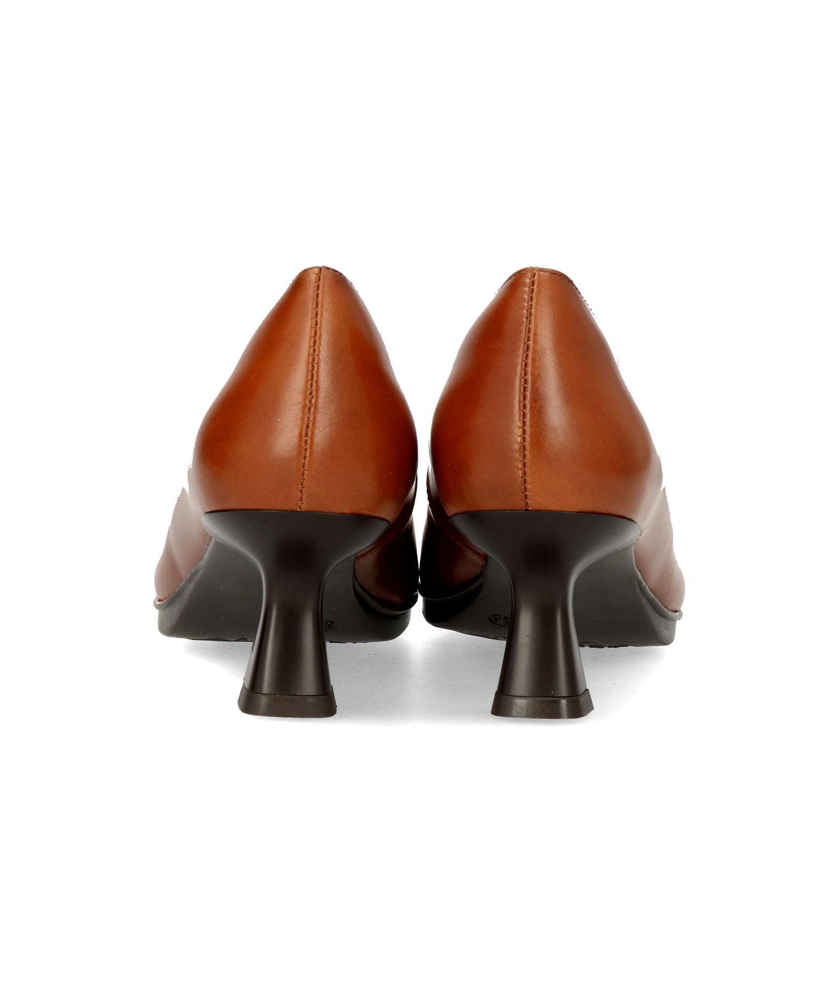 Zapatos De Salón Con Tacón De Piel Para Mujer - 8.5 Cm, Suela Antideslizante TPU, Fabricados En España