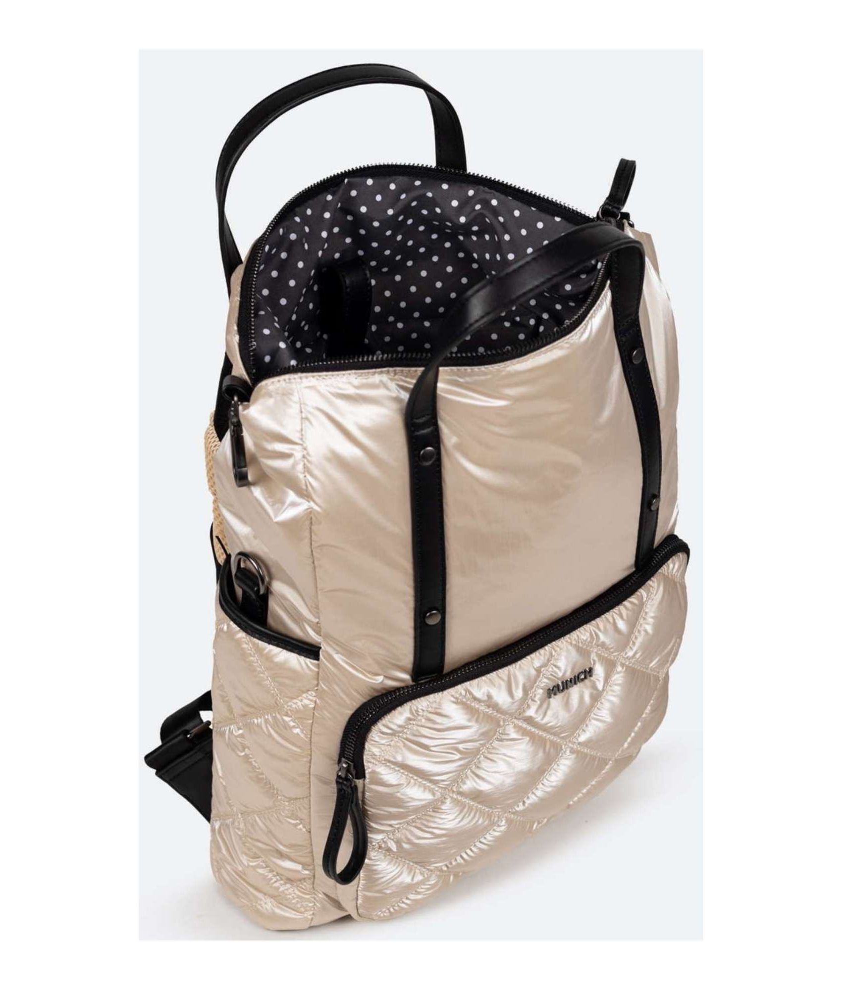 Mochila Munich Bolso Mochila Acolchada Mujer Mochila Bolsos Marca