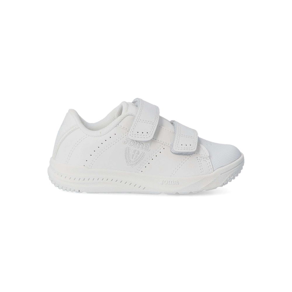 JOMA Deportivo colegial blanco de velcro