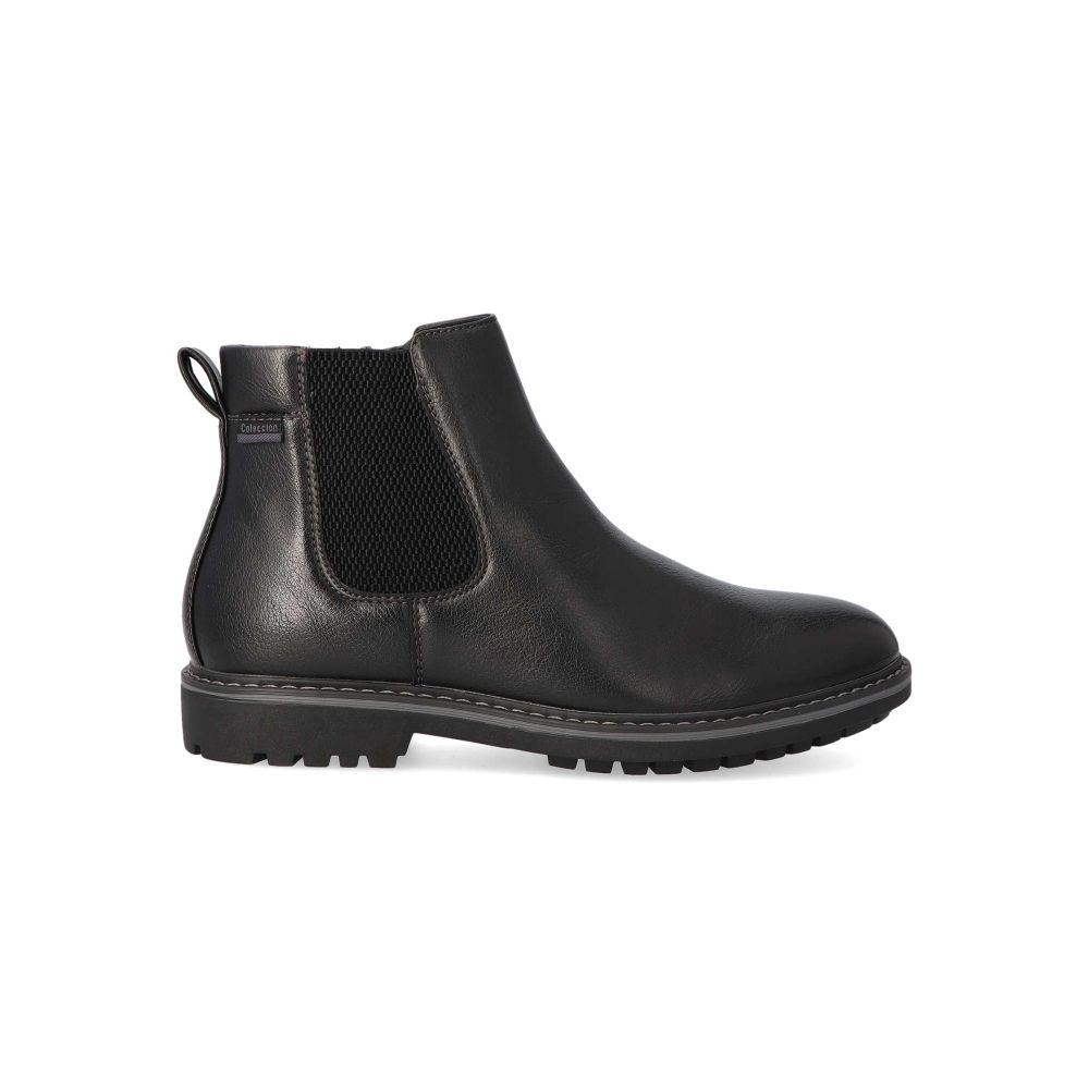 VVNN Bota chelsea negro hombre