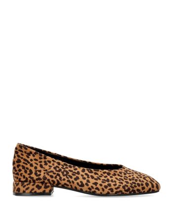 BUONAROTTI Manoletina tacón print leopardo