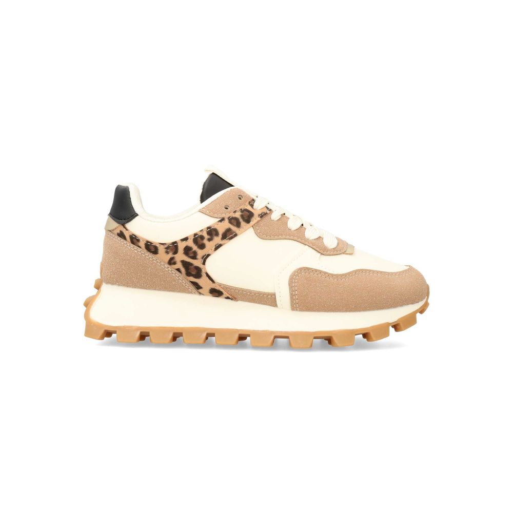 VVNN Sneakers deportiva print leopardo