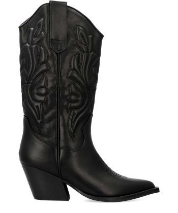 VANESSA Botas cowboy negra mujer