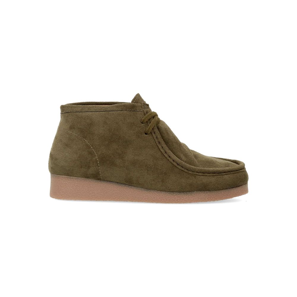 BUONAROTTI Botines wallabee confort verde militar