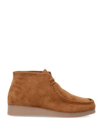 BUONAROTTI Botines wallabee plano mujer