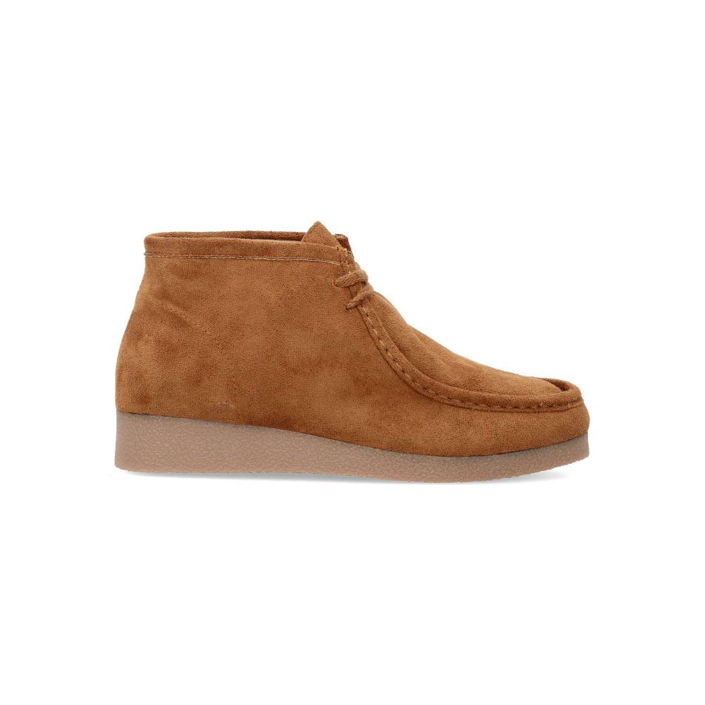 BUONAROTTI Botines wallabee plano mujer