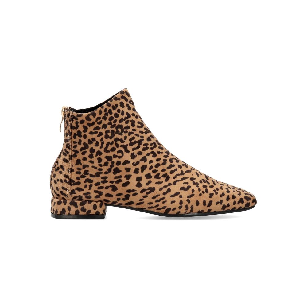 BUONAROTTI Botines confort mujer print leopardo