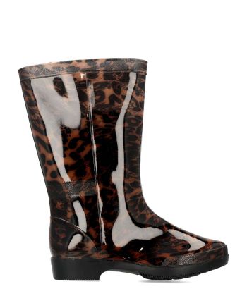 VVNN Bota de agua print leopardo mujer