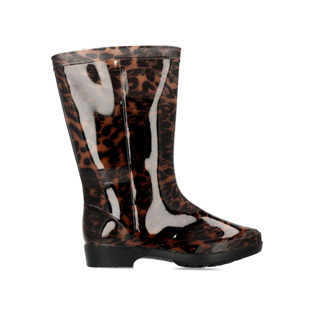 VVNN Bota de agua print leopardo mujer