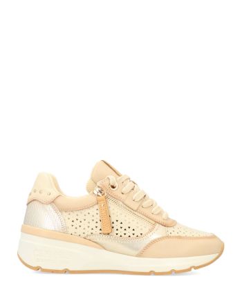 CARMELA Sneakers casual piel troquelada 