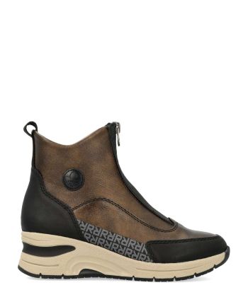 RIEKER Botines cremallera casual confort mujer