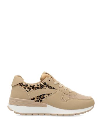 VVNN Sneakers deportivo casual print leopardo