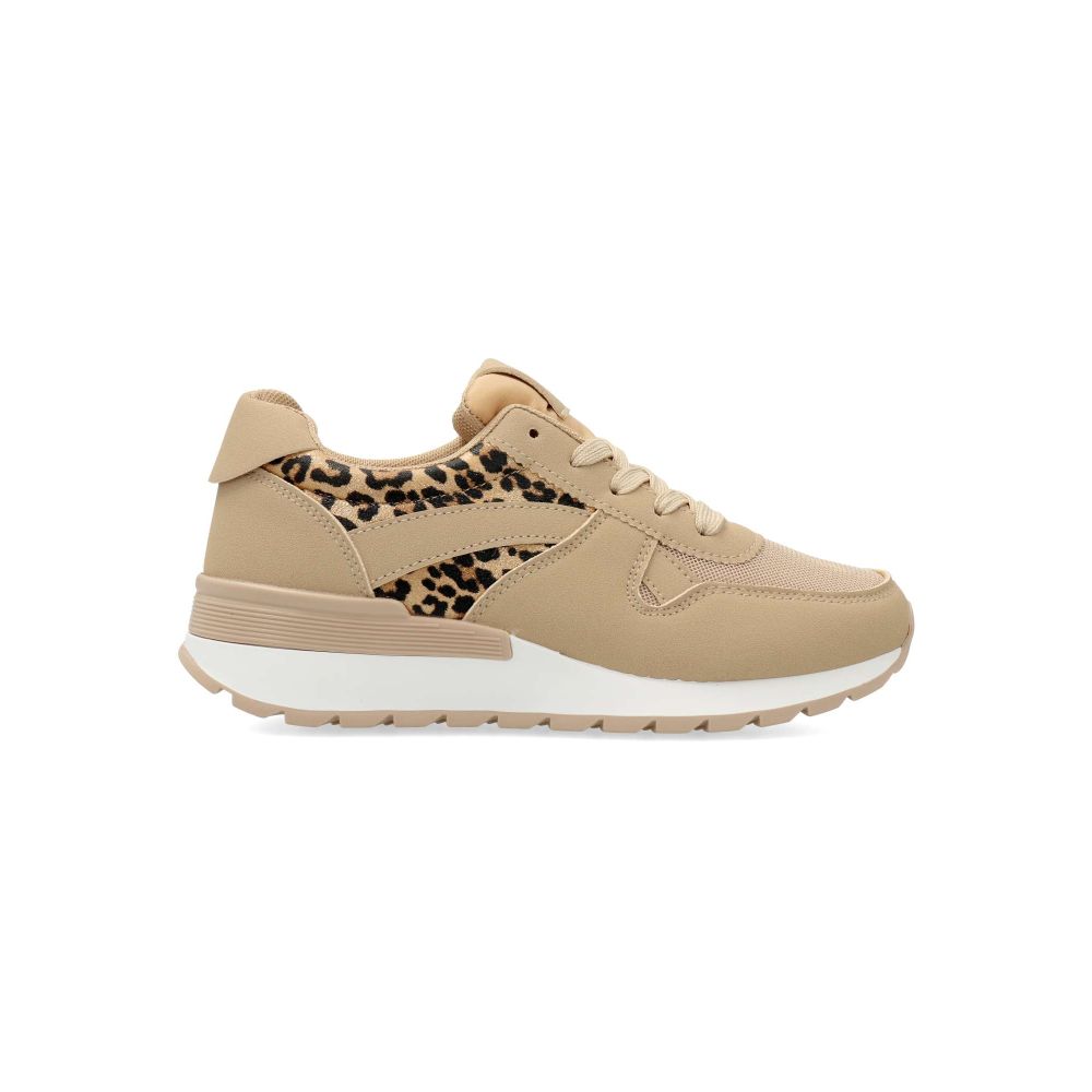 VVNN Sneakers deportivo casual print leopardo