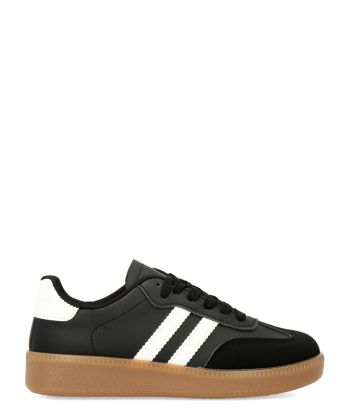 VVNN Zapatilla deportiva casual negra