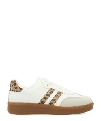 VVNN Zapatilla deportiva casual print leopardo