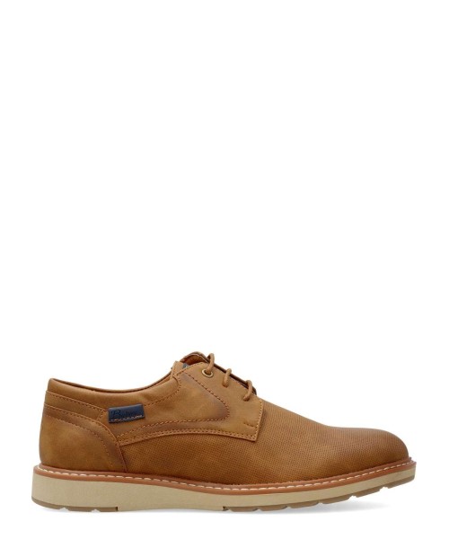 VVNN Zapato vestir oxford camel hombre