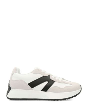 VVNN Sneakers deportiva casual blanca y negra