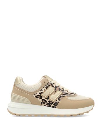 VVNN Zapatilla urbana casual print leopardo