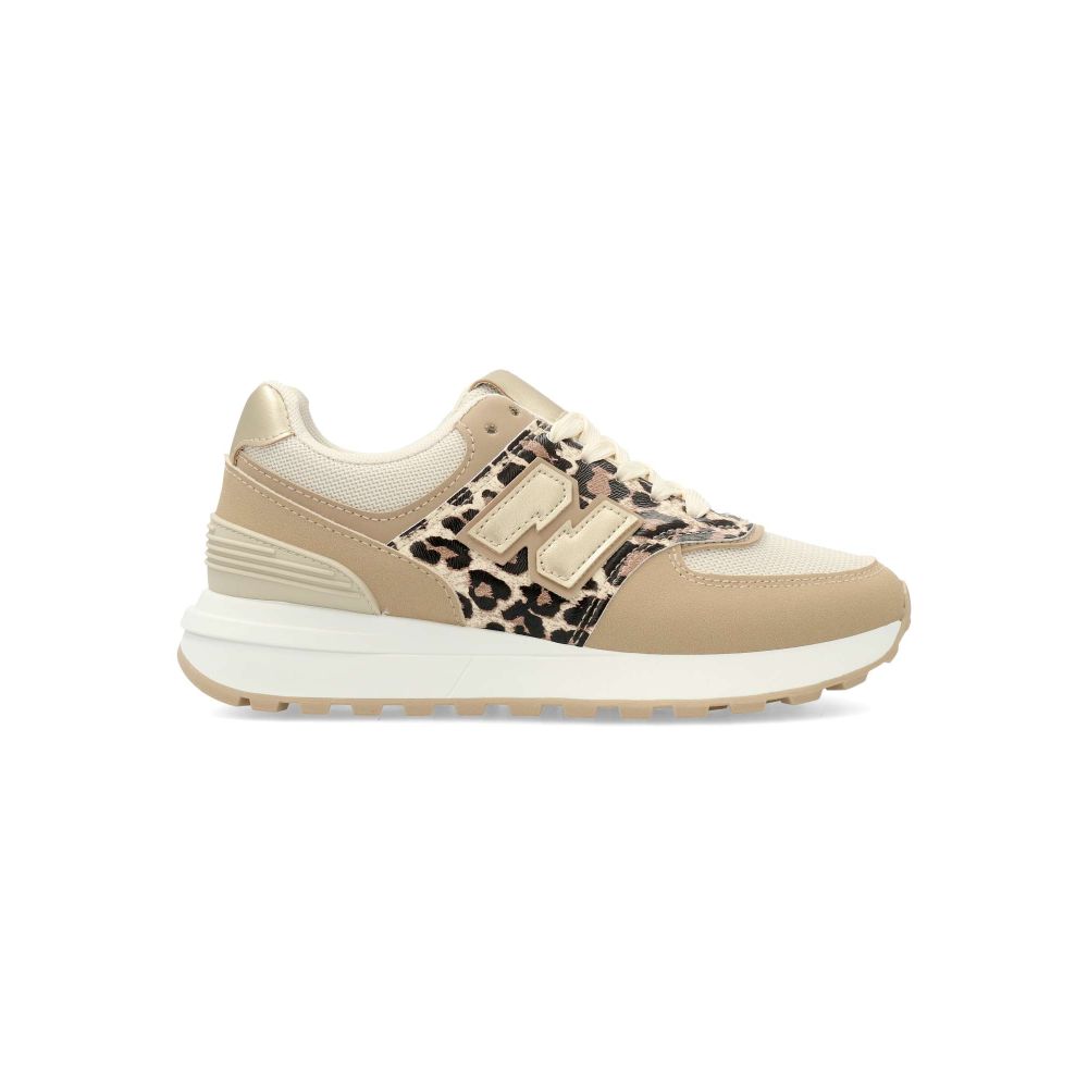 VVNN Zapatilla urbana casual print leopardo