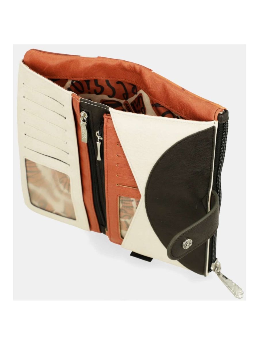 Anekke Portefeuille Moyen Rfid Core - Design Fonctionnel - Dimensions : 15/ 10/3 Cm - Accessoires Et Accessoires Pour Femme
