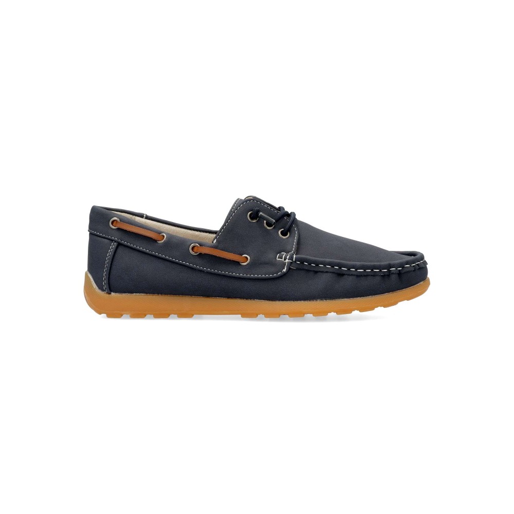 VVNN Zapato náutico de vestir hombre