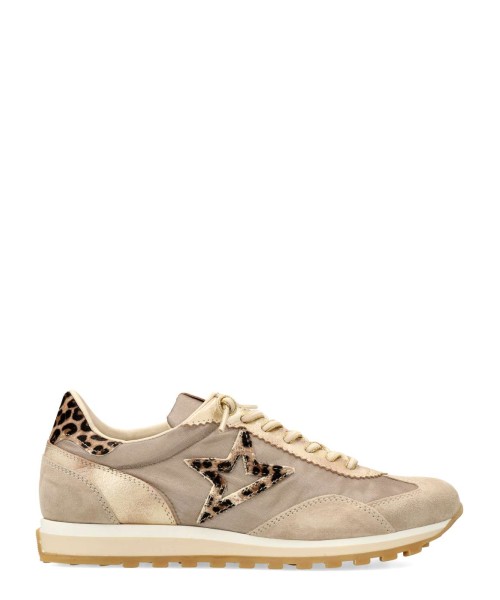 CETTI Zapatilla urbana print animal leopardo