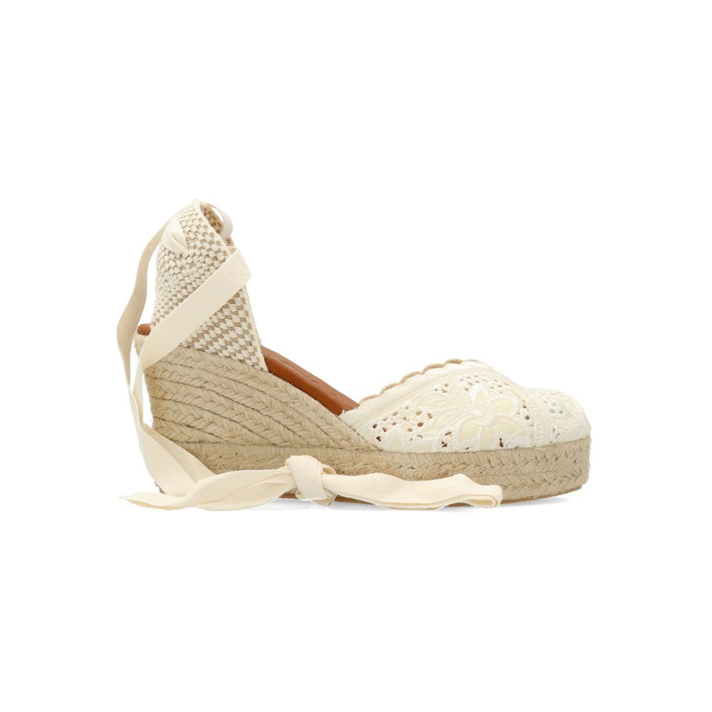 TORRES Valenciana bordada confort cuña