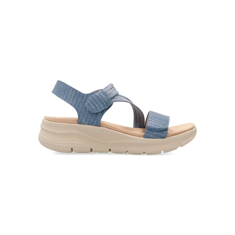 AMARPIES Sandalia casual confort tiras mujer