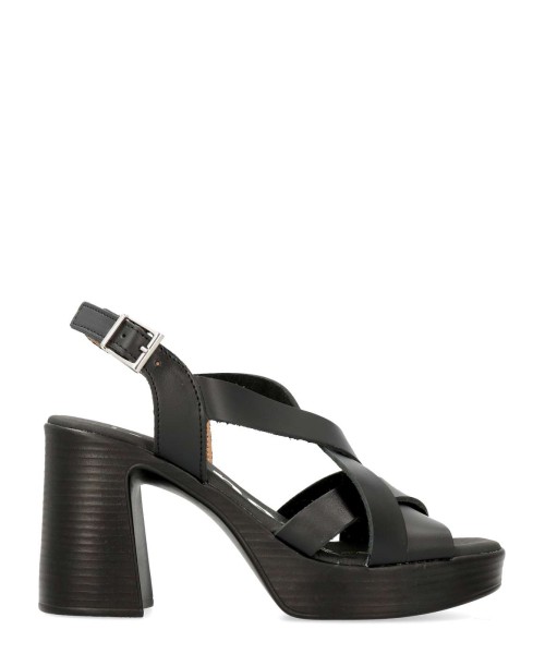 VANESSA Sandalia piel confort tacón alto