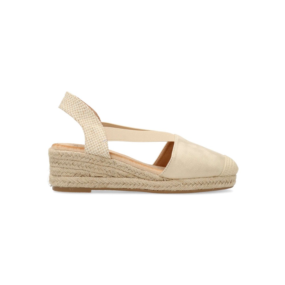 VVNN Sandalia valenciana elásticos mujer