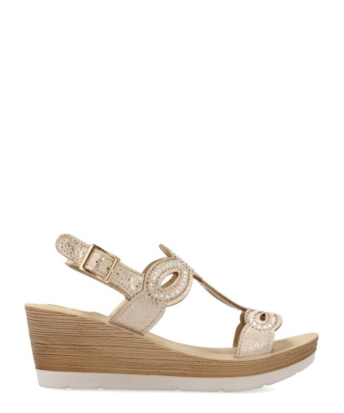 INBLU Sandalia pedrería confort mujer