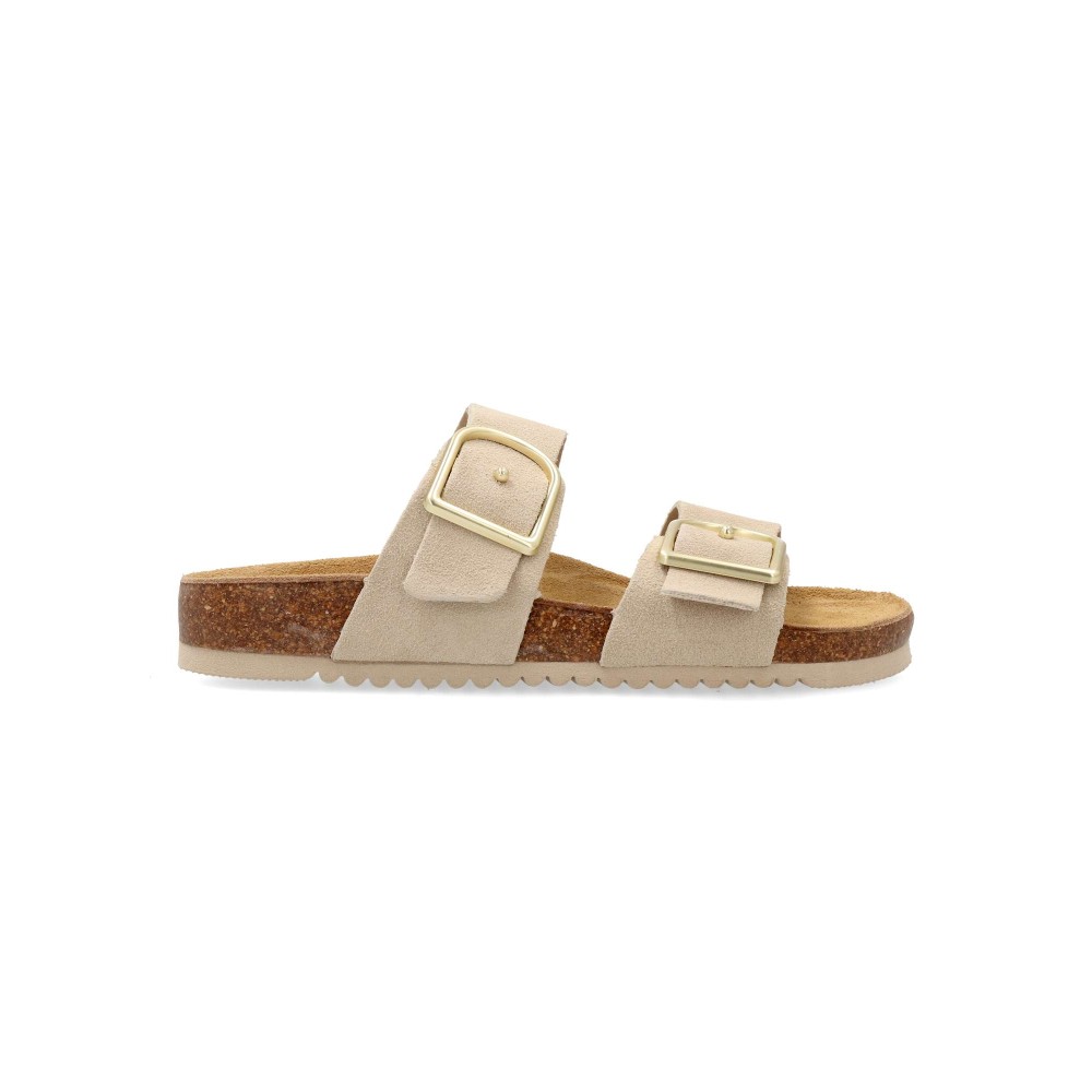 VANESSA Sandalia bio piel confort beige
