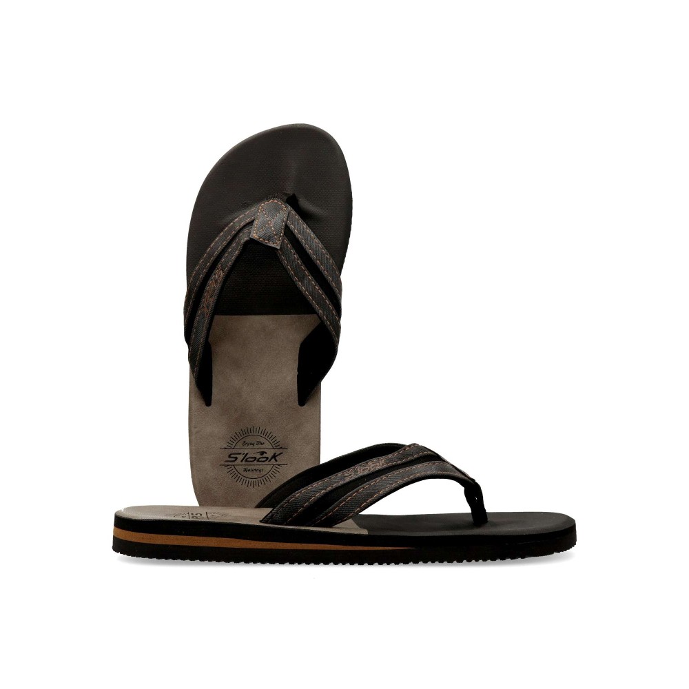SLOOK Sandalia tipo esclava confort hombre