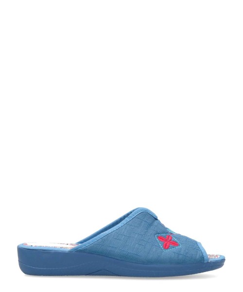 VANESSA Zapatilla pinki confort bordado