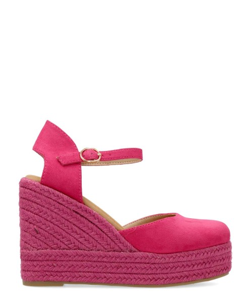 BUONAROTTI Sandalia valenciana cuña alta mujer