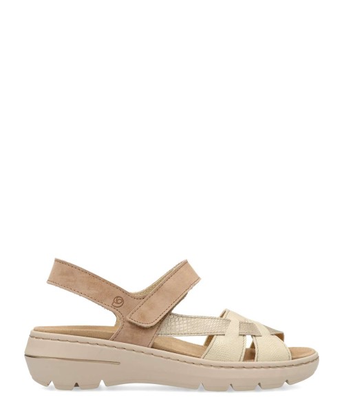 SUAVE Sandalia piel confort tiras cruzadas