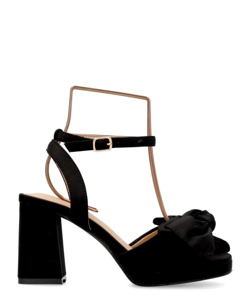 BUONAROTTI Sandalia fiesta tacón ancho mujer