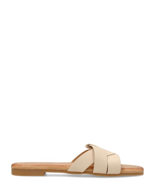 VVNN Sandalia plana tiras cruzadas confort