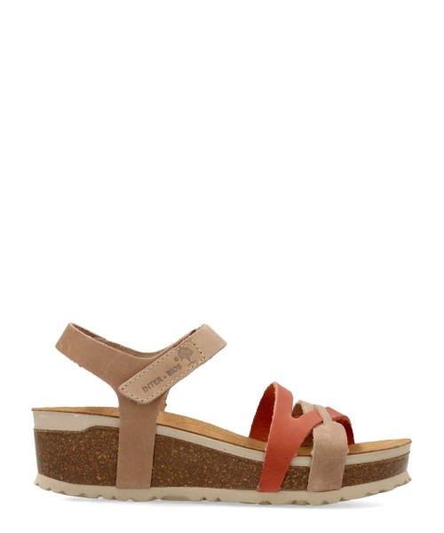 INTER-BIOS Sandalia bio piel confort cuña