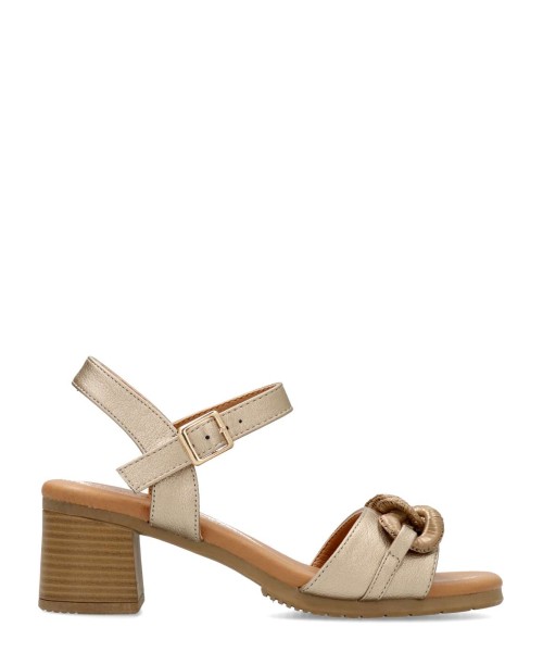 VVNN Sandalia de vestir tacón medio mujer