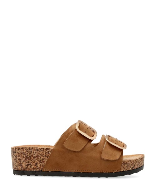 BUONAROTTI Sandalia bio confort cuña baja