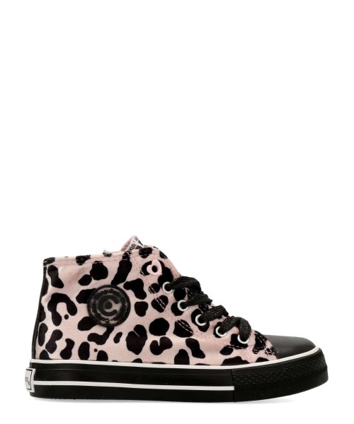 CONGUITOS Botines casuales print leopardo niña