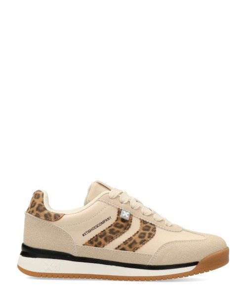 XTI Sneakers casual sport print leopardo