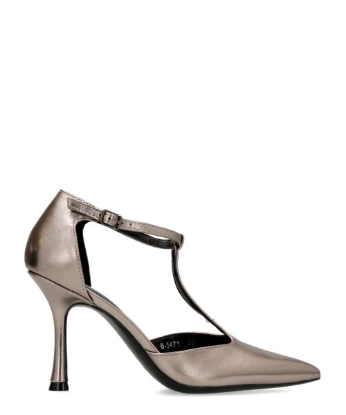 BUONAROTTI Zapato salón tacón fino hebilla